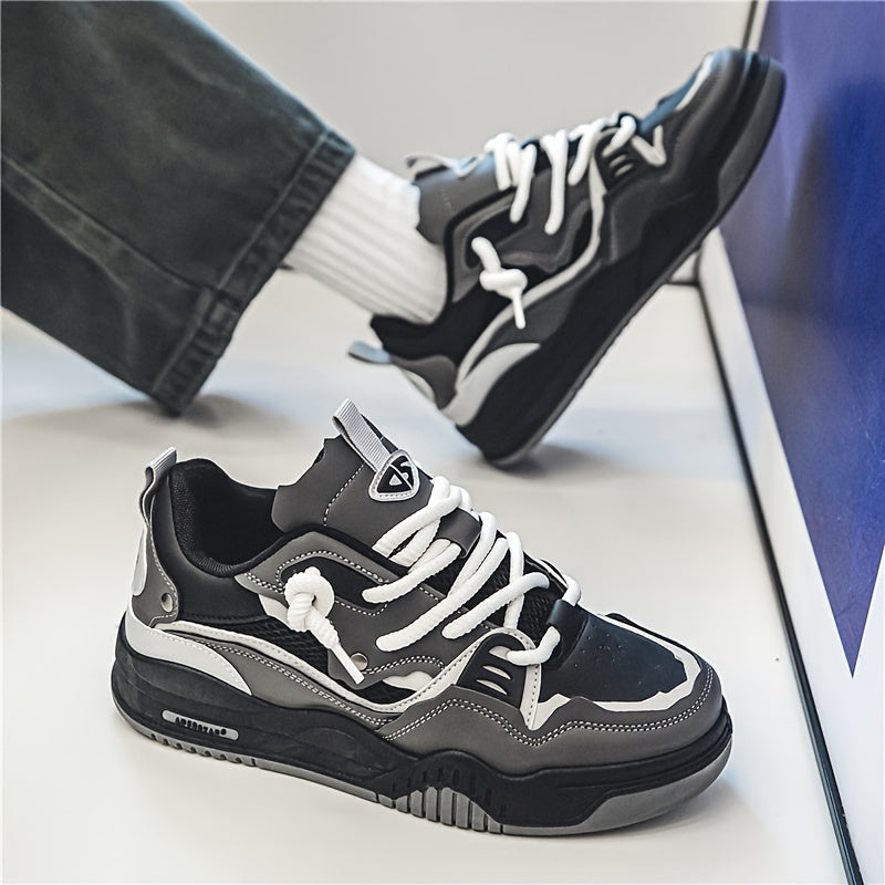 Hanz - Casual Sports Shoes with Geometric Pattern