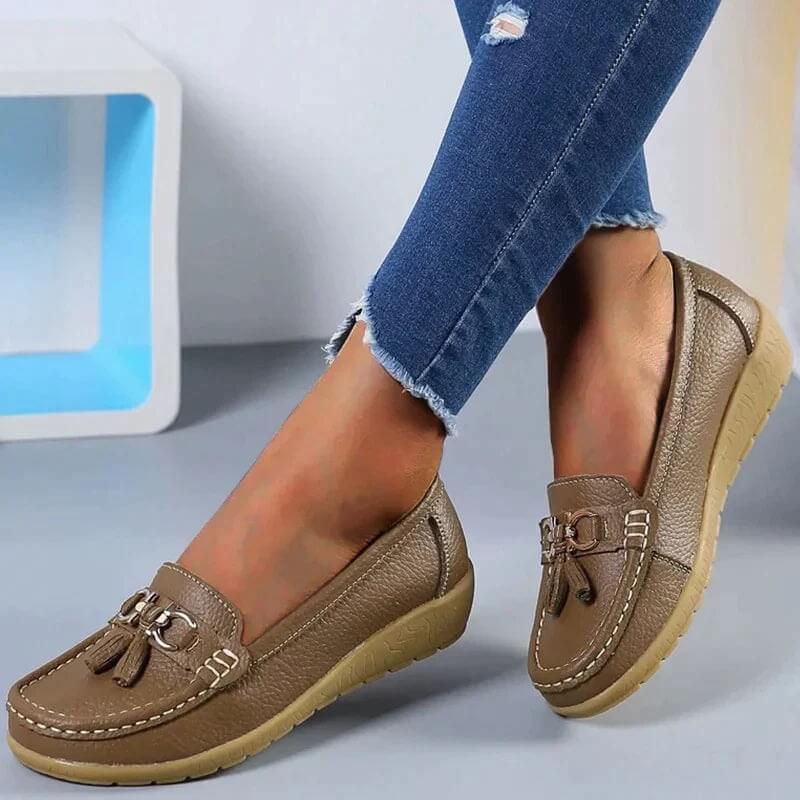 Amy - Orthopedic Leather Loafers