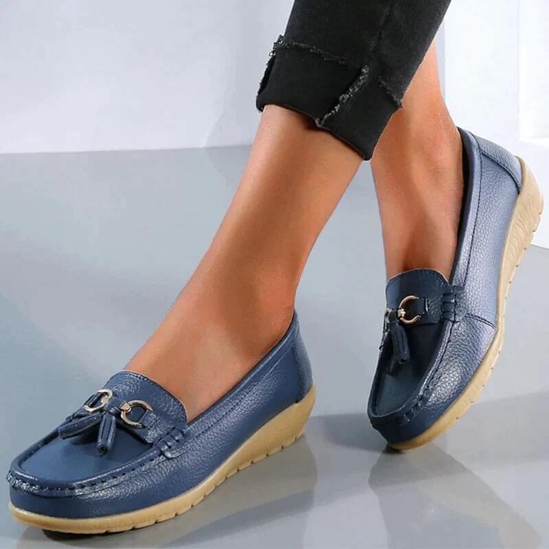 Amy - Orthopedic Leather Loafers