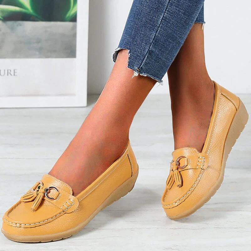 Amy - Orthopedic Leather Loafers