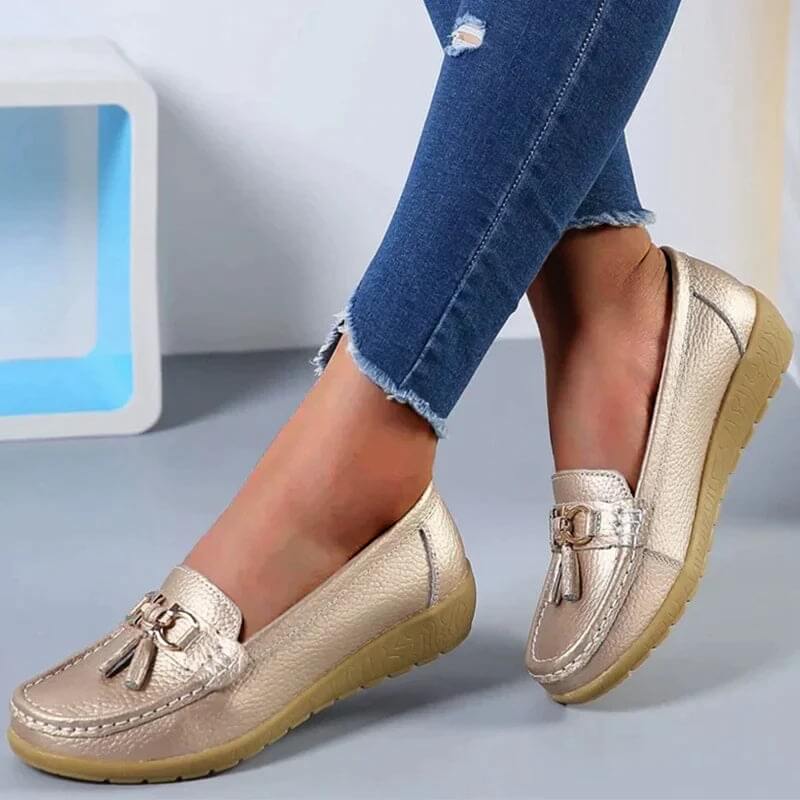 Amy - Orthopedic Leather Loafers