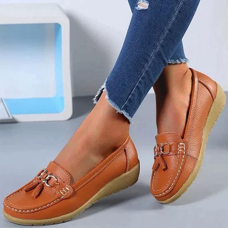 Amy - Orthopedic Leather Loafers