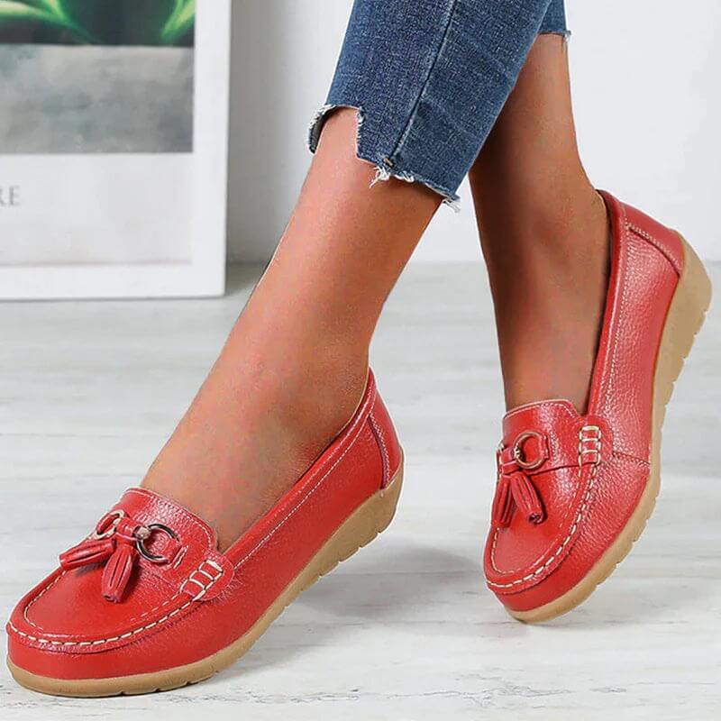 Amy - Orthopedic Leather Loafers