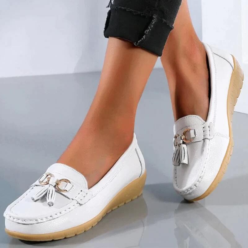 Amy - Orthopedic Leather Loafers