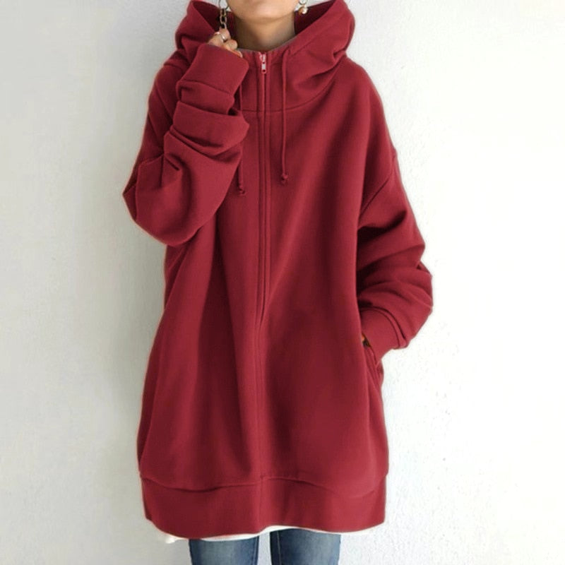 Cozy Winter Oversized Hoodie - Cassandra