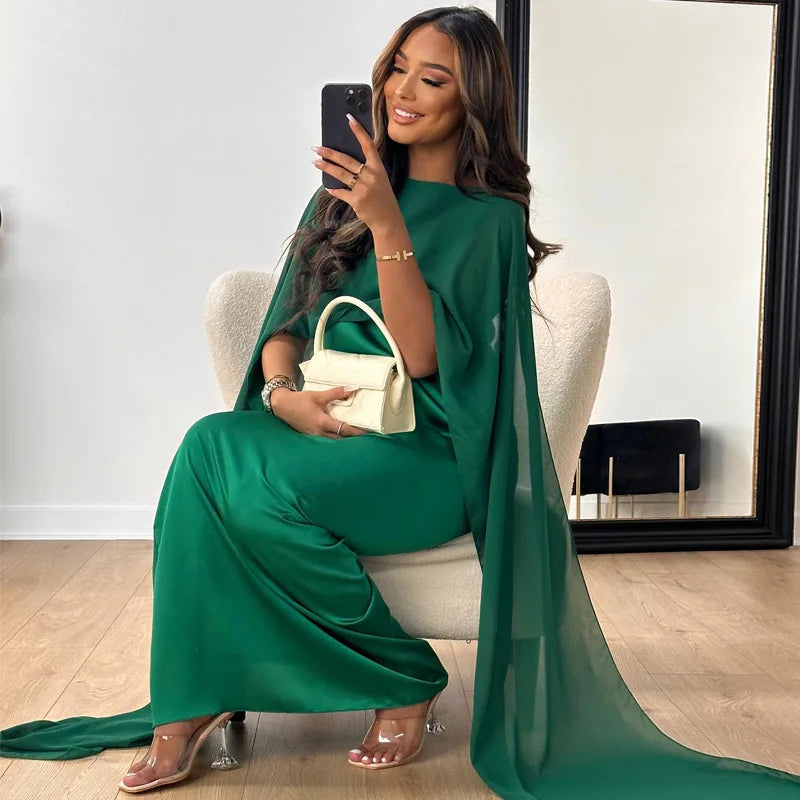 Ariana - Long Satin Women's Dresses