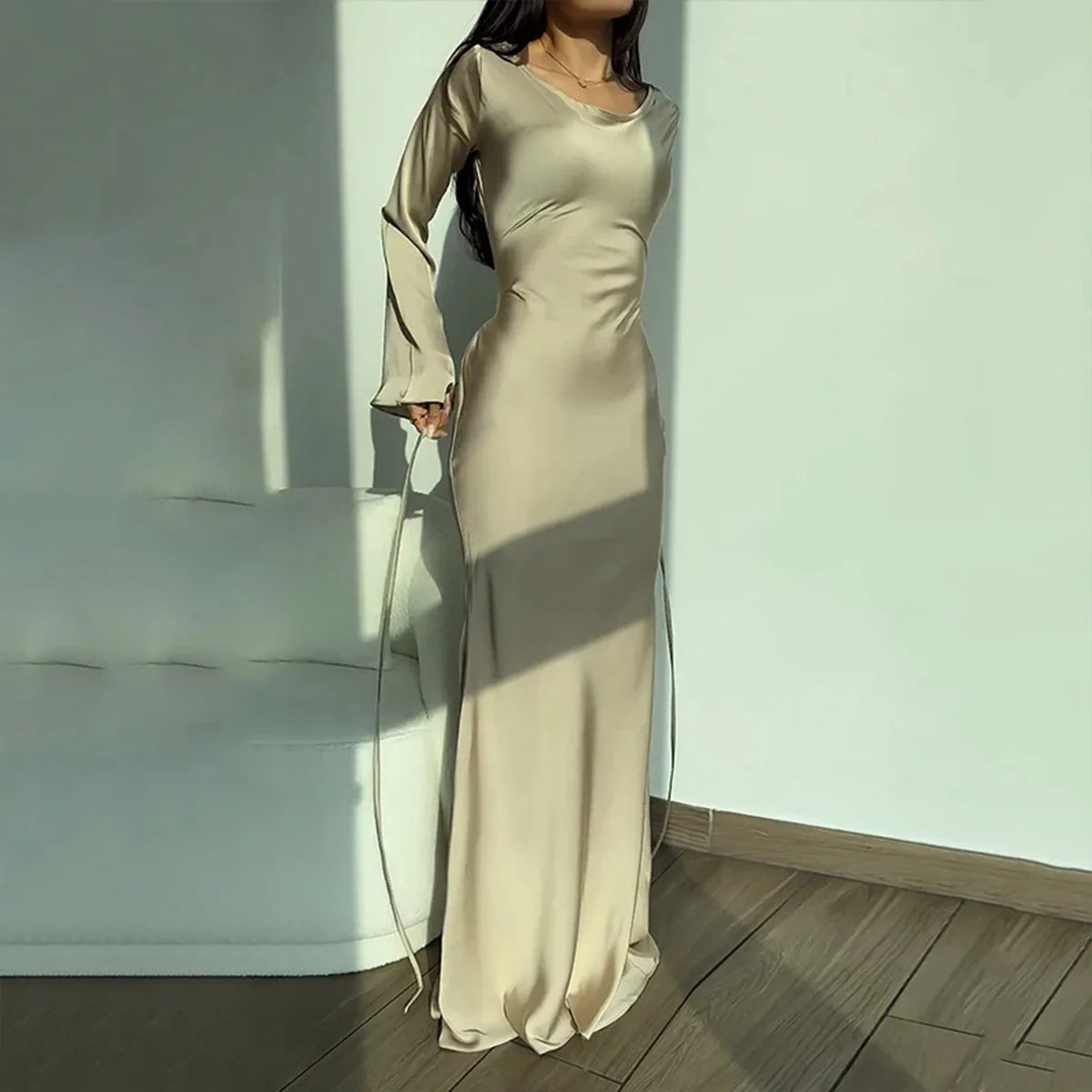 Harriet - Elegant Long-sleeved Dress