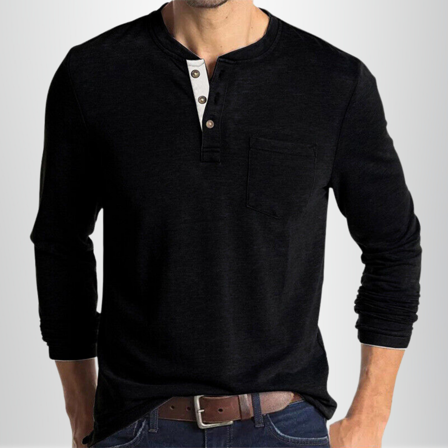 Charles - Men's Long-sleeved T-shirt