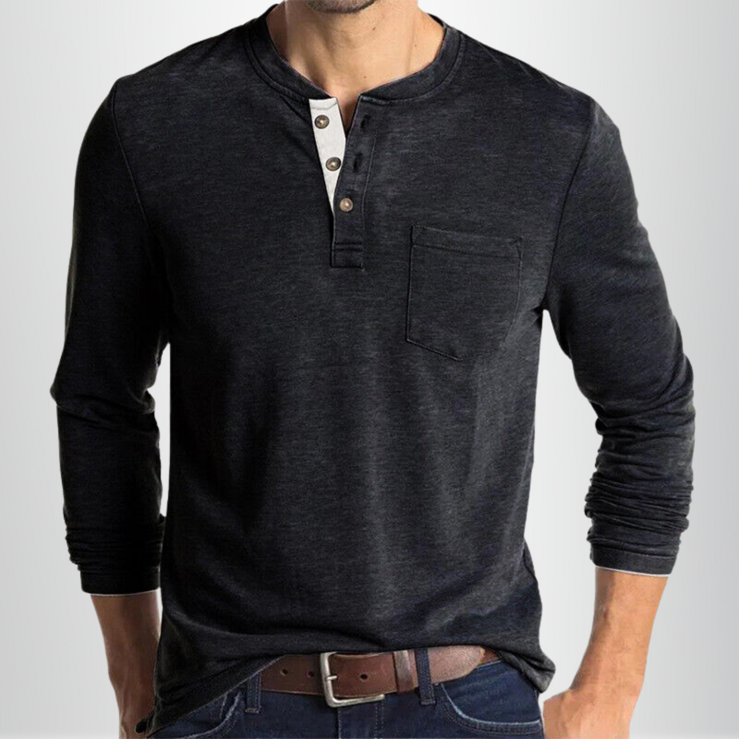 Charles - Men's Long-sleeved T-shirt