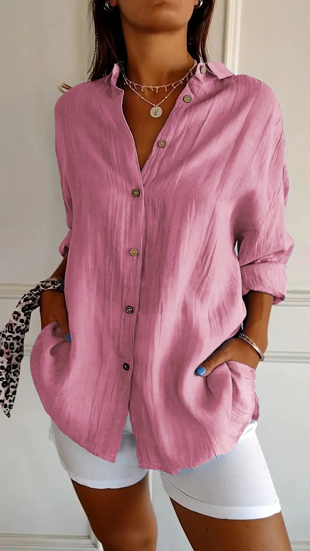 Auberis – High-quality Cotton Blouse