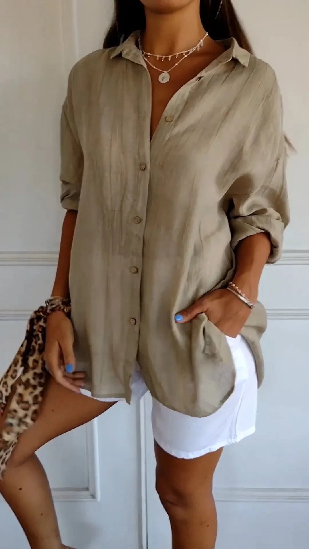 Auberis – High-quality Cotton Blouse