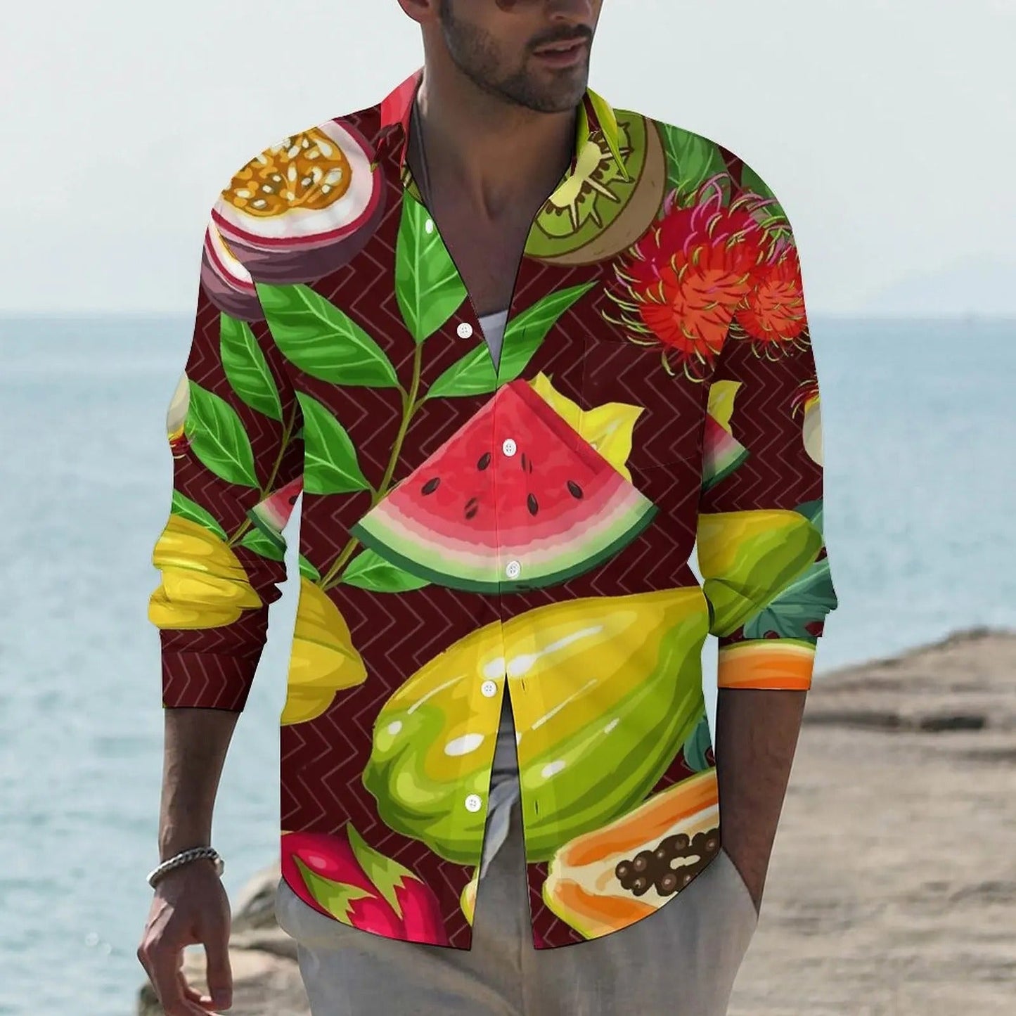 Gerald - Long-sleeved Shirt for Men