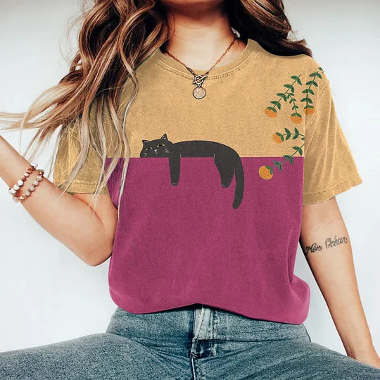 Vespera – Stylish Two-tone T-shirt