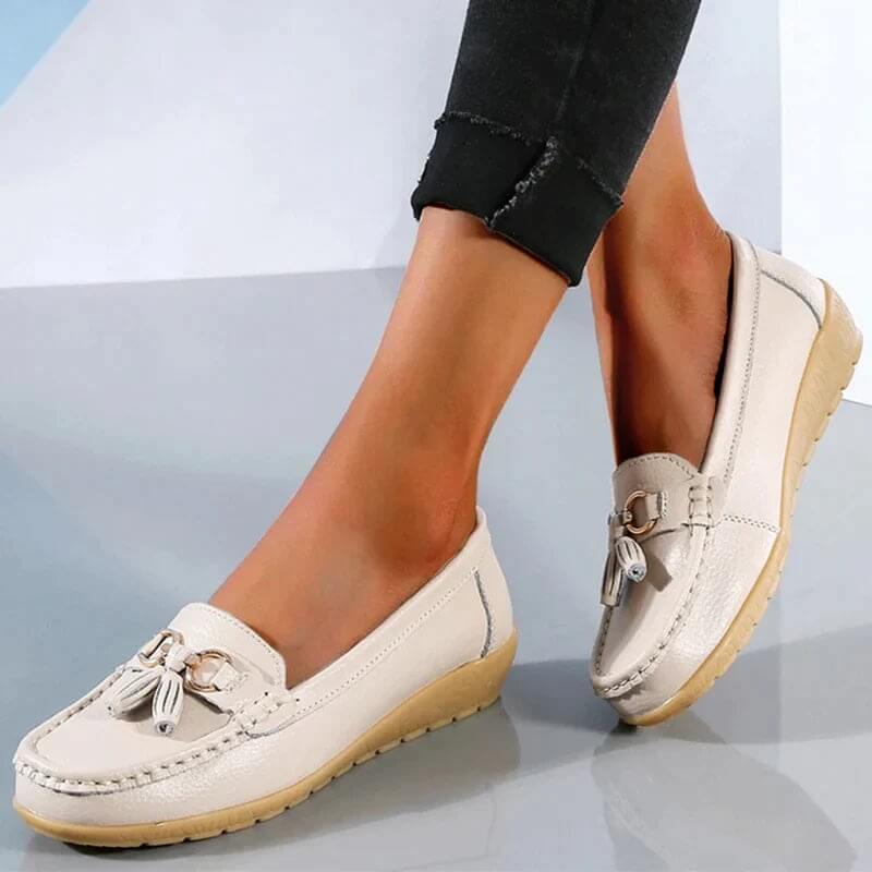 Amy - Orthopedic Leather Loafers