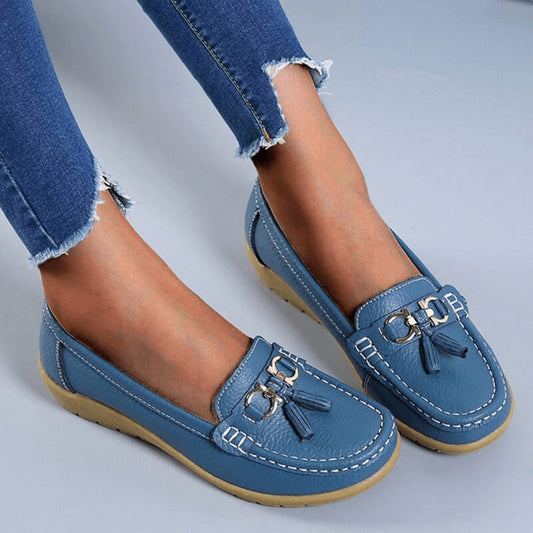 Amy - Orthopedic Leather Loafers