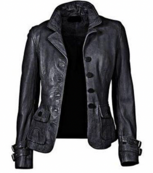 Glorias - Elegant Premium Leather Jacket for Women