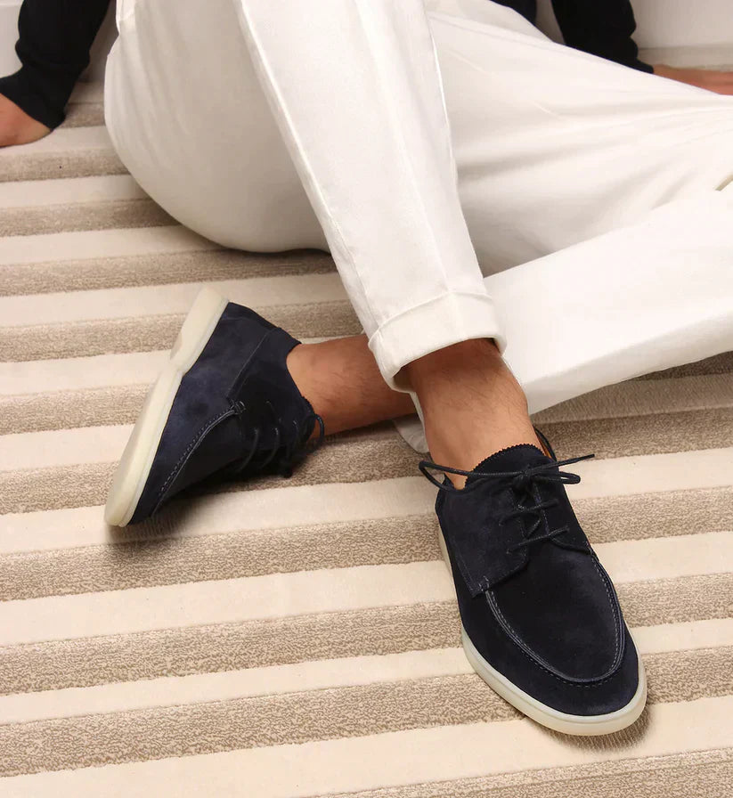 George - Men's Luxury Leather Lace-Up Loafers