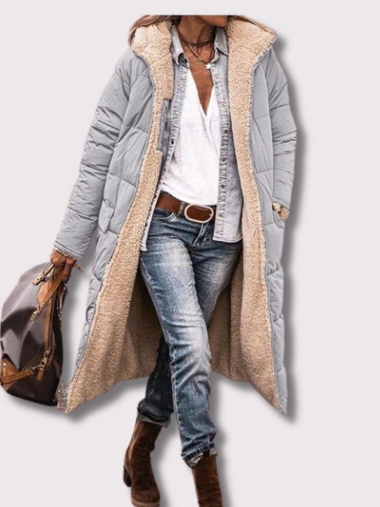 Chloe - Reversible Long Puffer Jacket