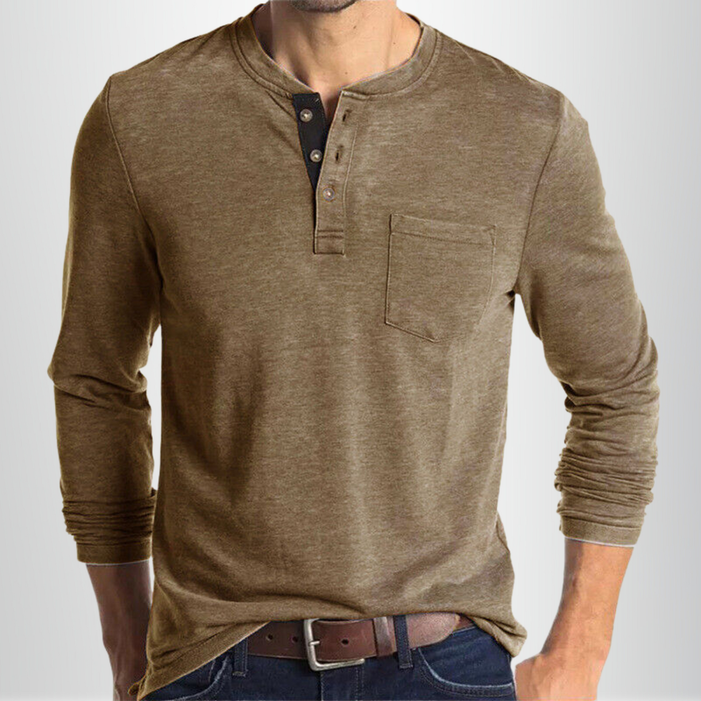 Charles - Men's Long-sleeved T-shirt
