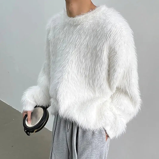 Frank - Luxury Long Sleeve Solid Color Sweater