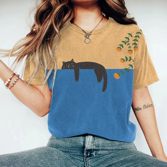 Vespera – Stylish Two-tone T-shirt