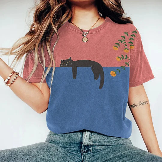 Vespera – Stylish Two-tone T-shirt